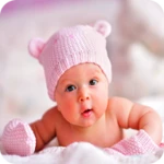 cute baby wallpaper android application logo